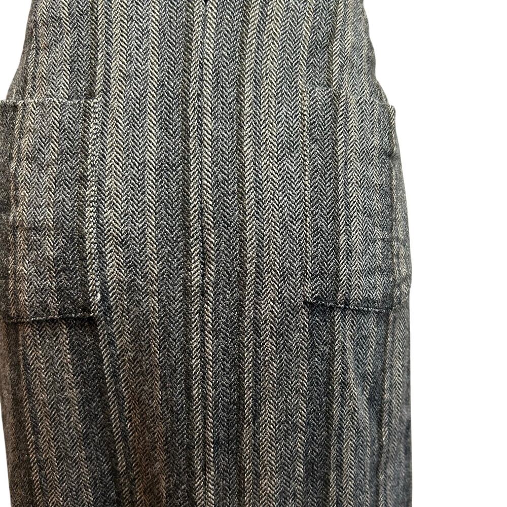 VTG Newport News Gray Rayon Wool Blend Pencil Skirt Minimalist 90s Size 8 Grunge - Picture 7 of 15
